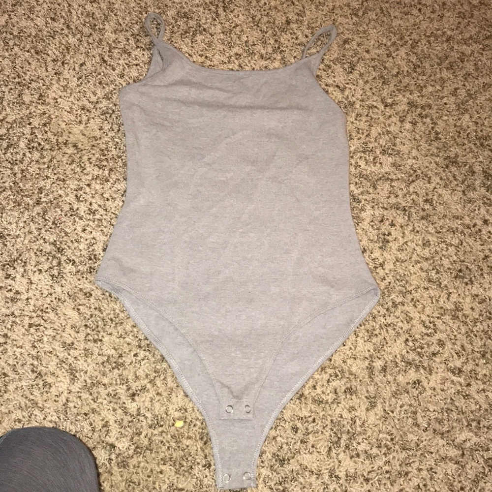 Grey bodysuit
